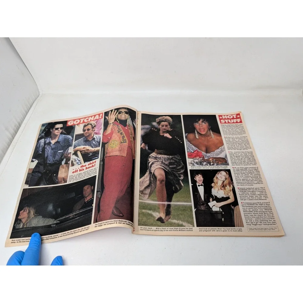 Globe Magazine 1991‎ Julia Roberts Mike Tyson Princess Diana Dom DeLuise 90s VTG